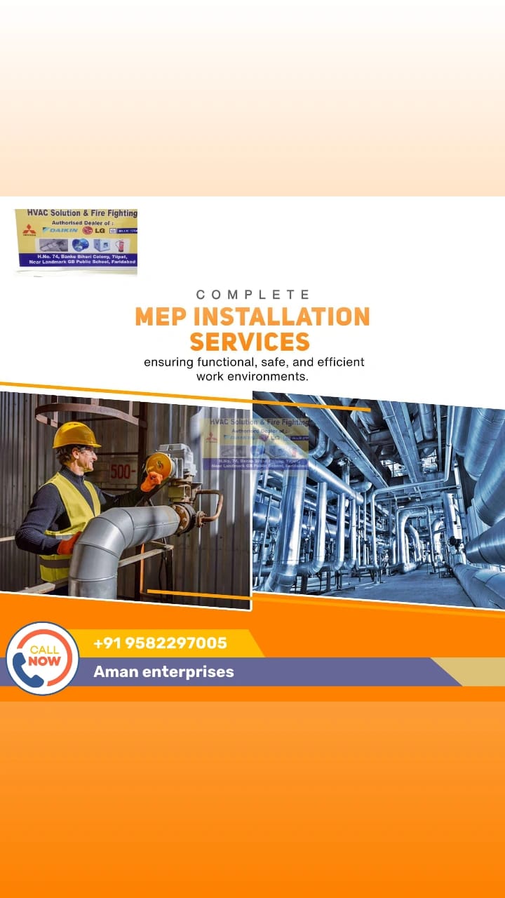 MEP and HVAC installation services
