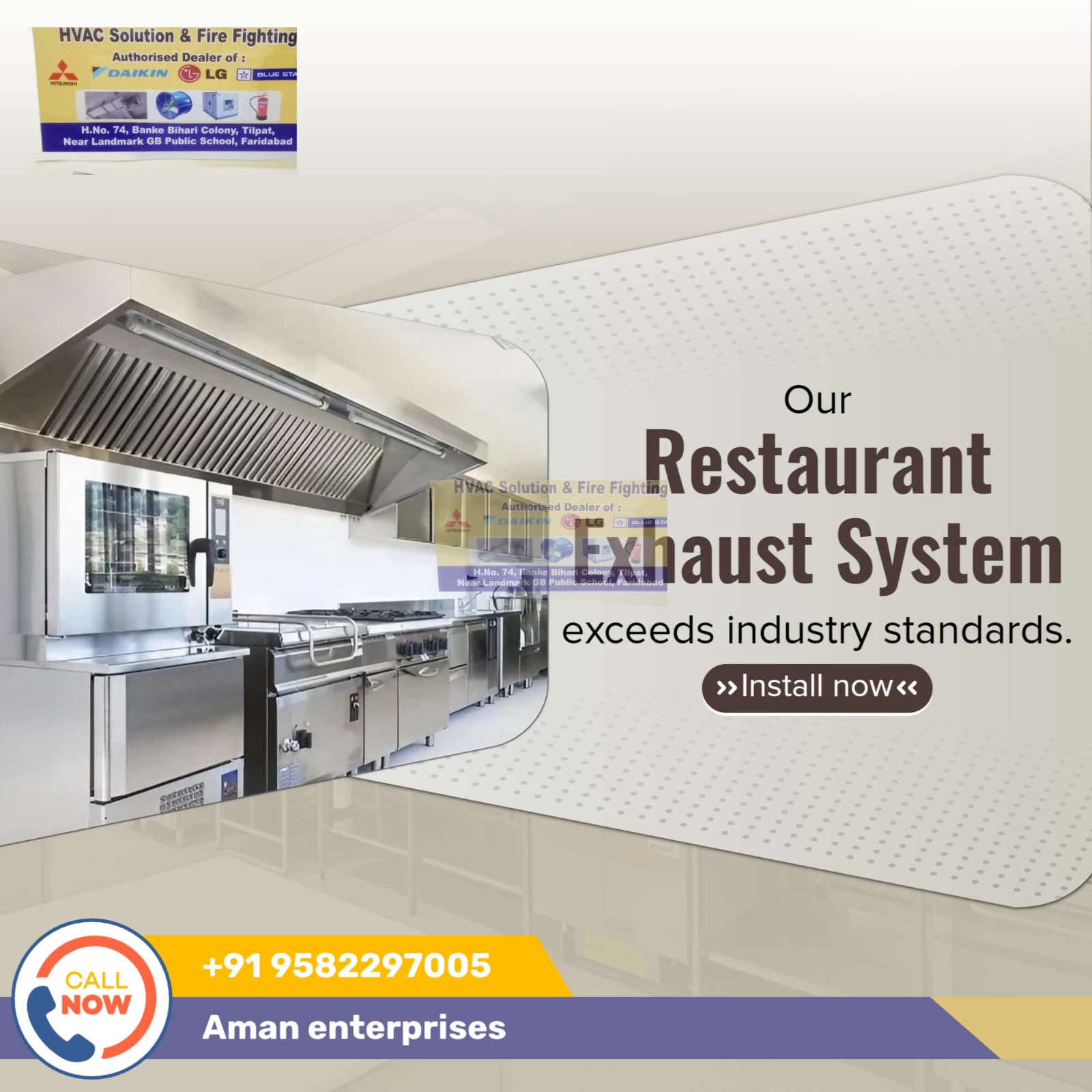 Reliable HVAC and exhaust maintenance support