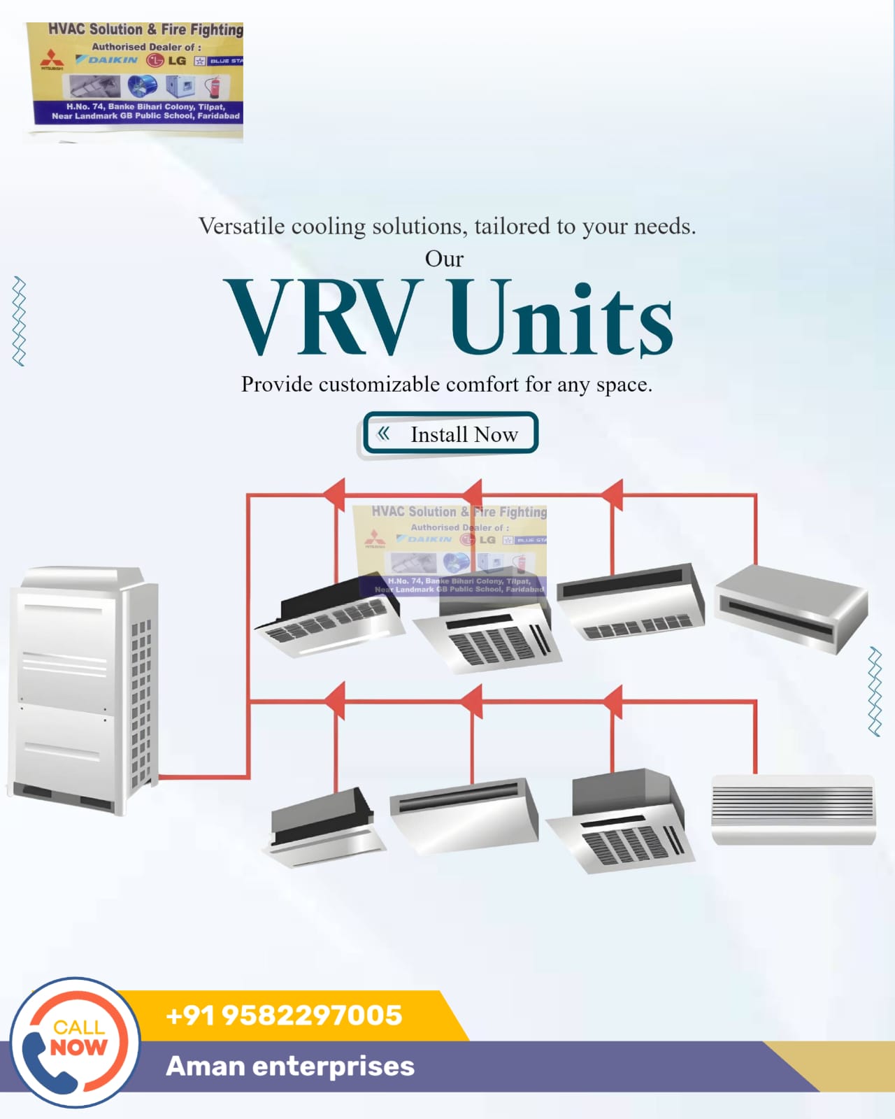 Commercial HVAC systems